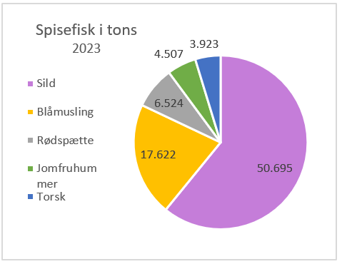 Mest populære spisefisk i 2023